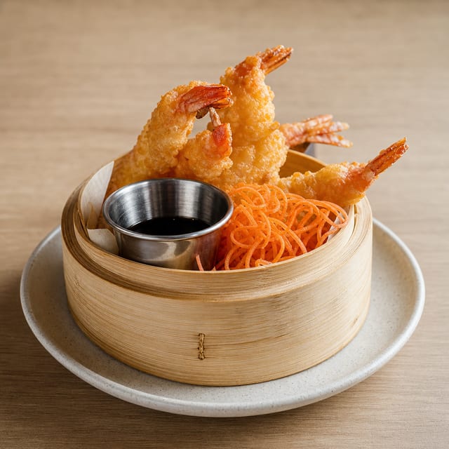 Shrimp Tempura Appetizer.
