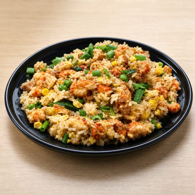 Crawfish Fried Rice.