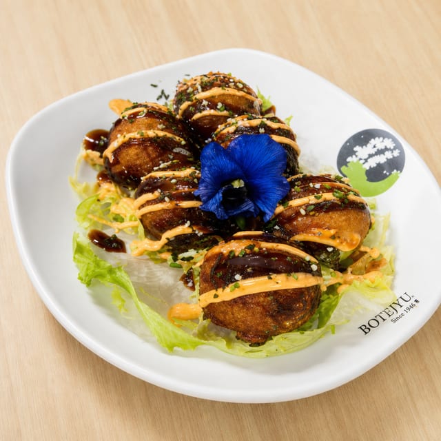 Takoyaki.
